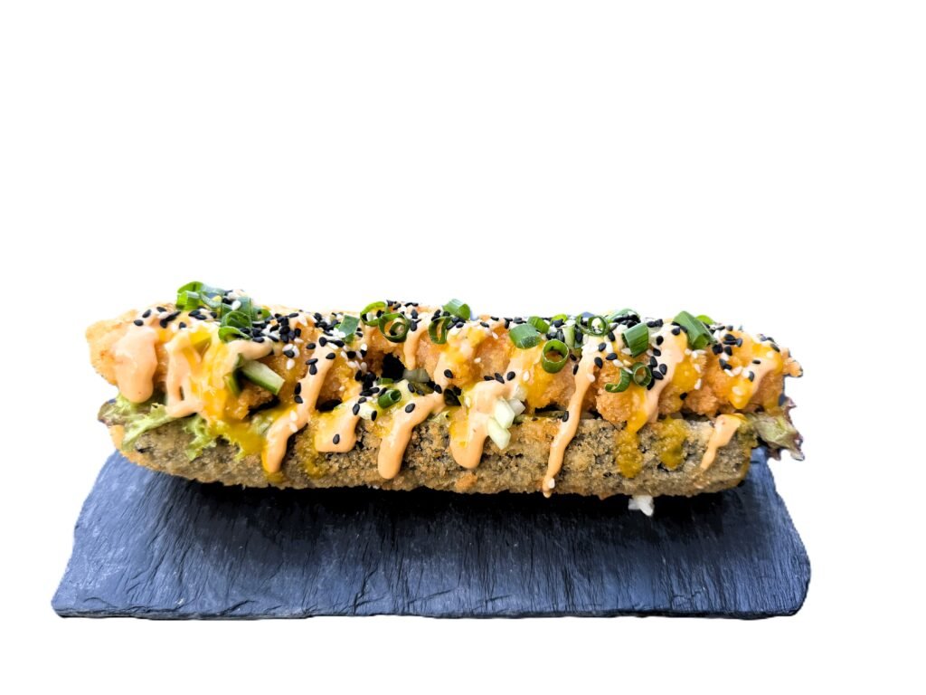 SUSHIDOG SU KEPTOMIS KREVETĖMIS TEMPUROJE