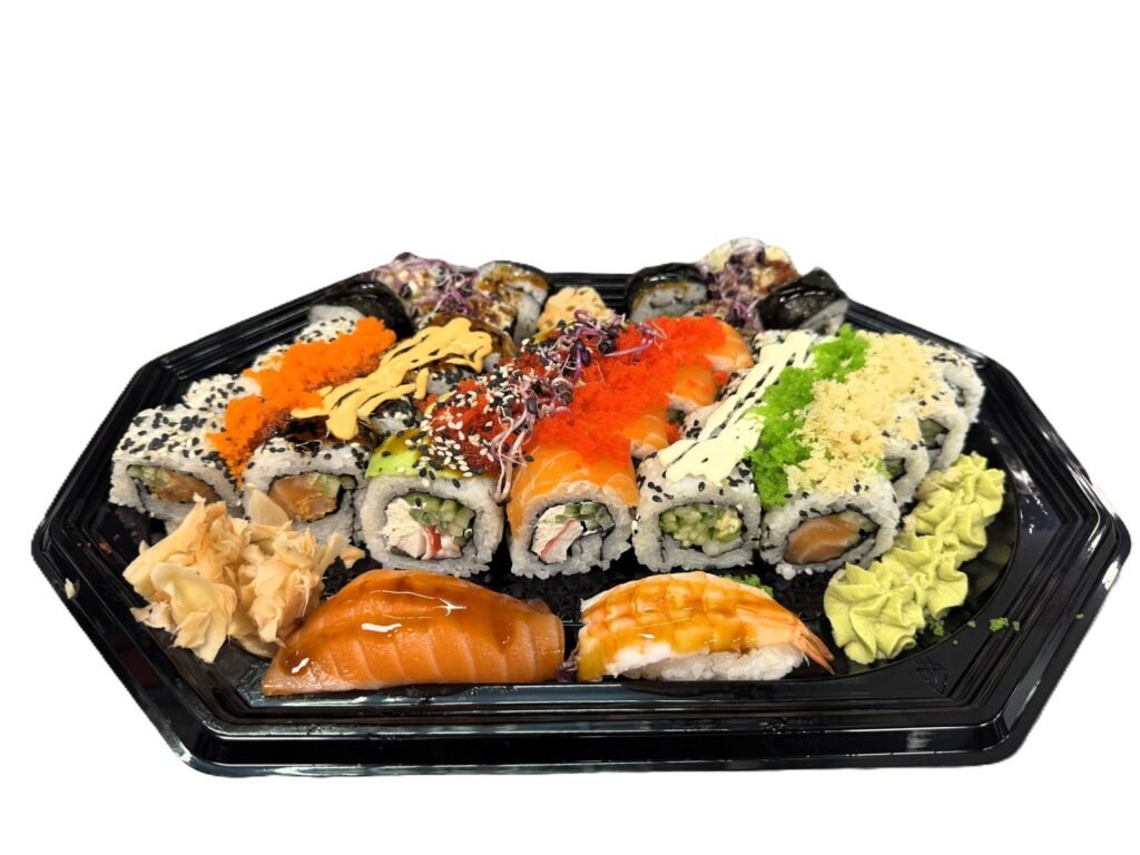 SET NO 6. Mix sushi  tray (for 4-6 persons)
