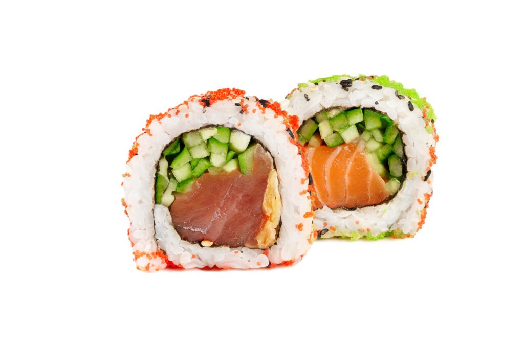 44. SPICY MAGURO 4 vnt. CALIFORNIA 4 vnt.